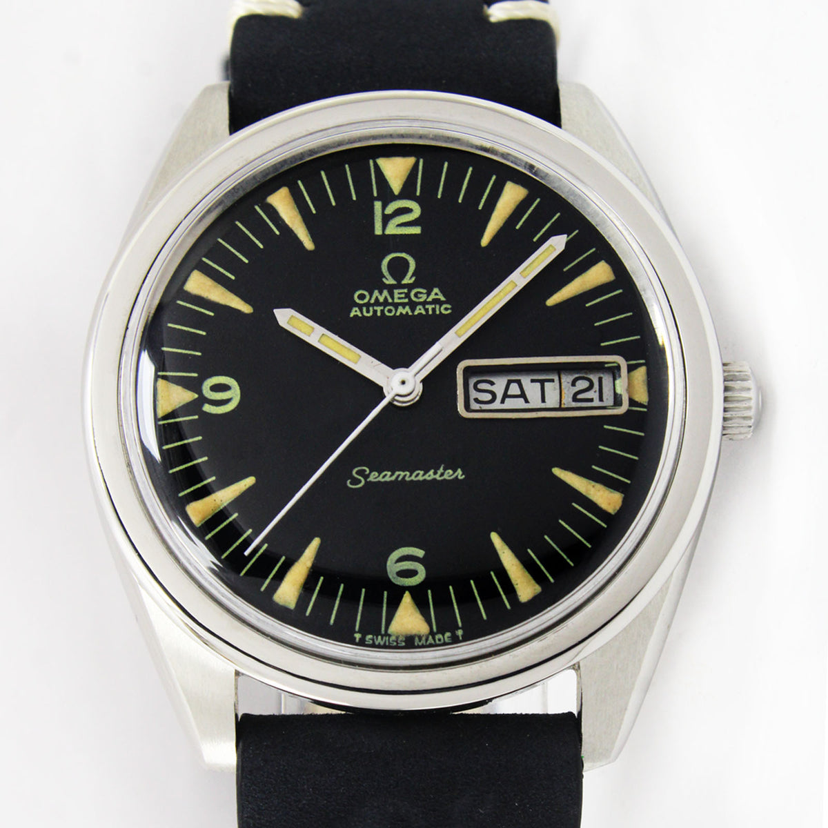 1969s Omega Seamaster D/D Automatic Mens Steel Watch 166032
