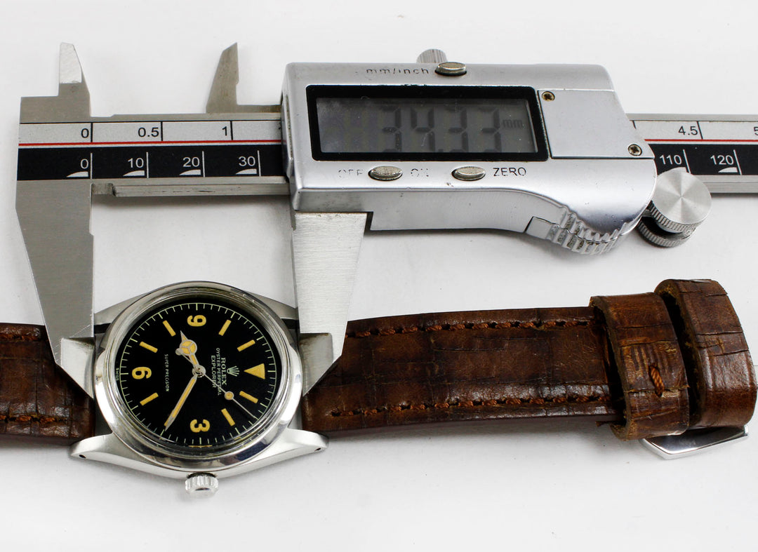 1958 Rolex Explorer Super Precision Black Dial Vintage Watch