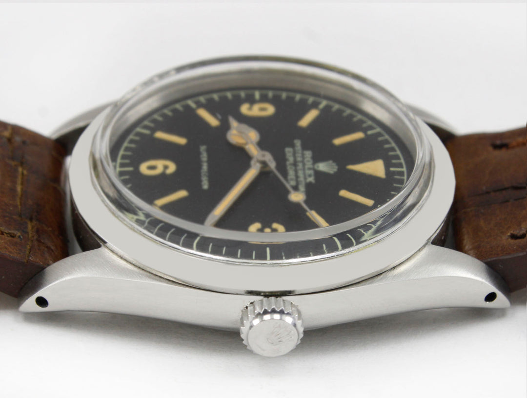 1958 Rolex Explorer Super Precision Black Dial Vintage Watch