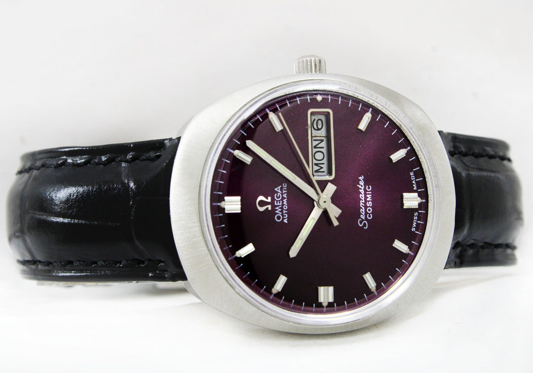 Vintage Omega Seamaster Cosmic Auto 35mm Men Watch Ref 166.035
